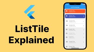 Flutter ListTile Widget Tutorial | Flutter Widget Explained