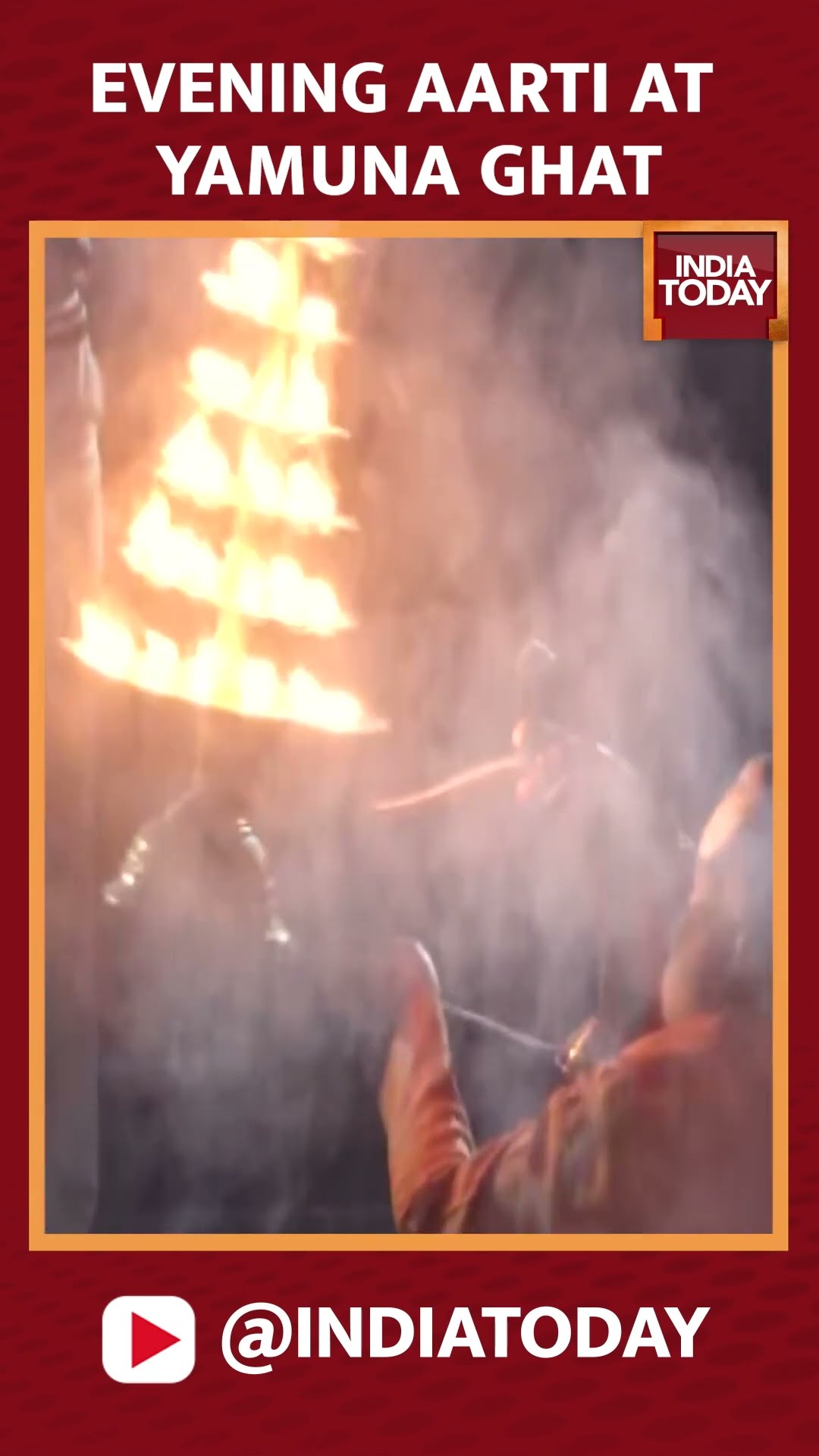 Experience The Divine: Evening Aarti At Restored Vasudev Ghat In Delhi | A Spiritual Spectacle