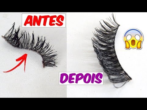 Vídeo: Tutorial Como Limpar Cílios Postiços