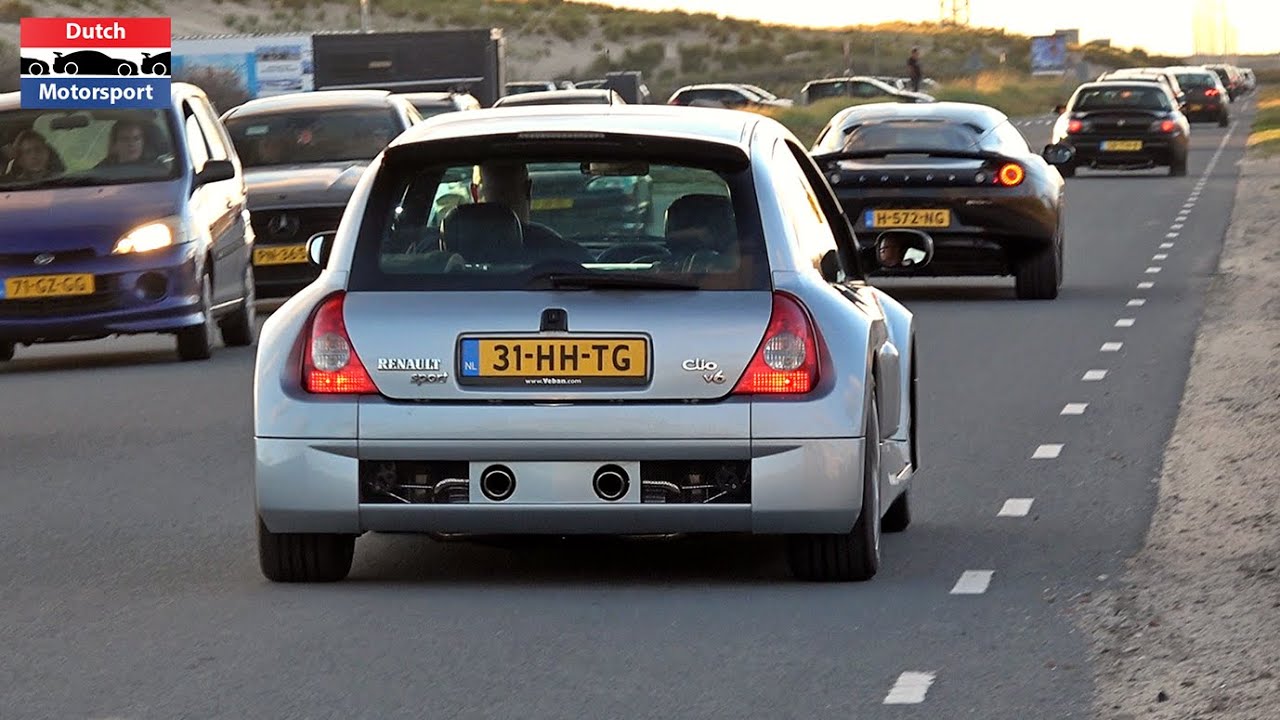 Sportscars Leaving a Car Meet! - Lancer Evo, Clio V6, Focus RS, Supra, Passat R36, M5,...