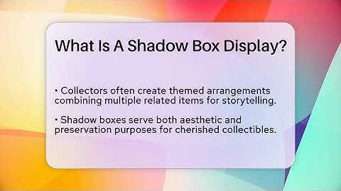 What Is A Shadow Box Display? - The Memorabilia Zone