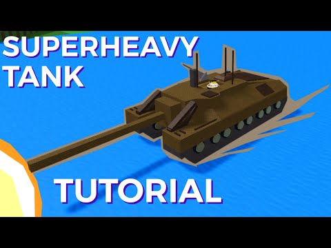 Tutorial How To Make An American Superheavy Tank In Build A Boat Babft No Scale - how to make a working tank on roblox