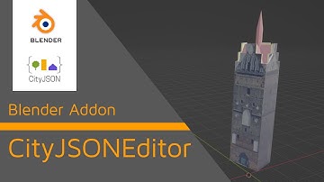 CityJSONEditor -  Blender Addon - Tutorial
