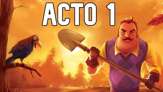 HELLO NEIGHBOR ACTO 1  COMO PASAR EL ACTO 1 DE HELLO NEIGHBOR  ACT 1