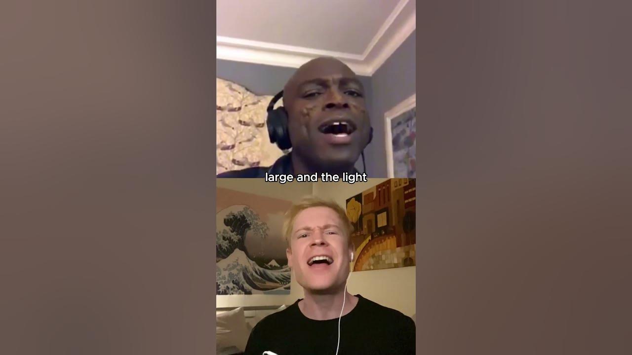 Seal reacts to 'Kiss From A Rose' duet #kissfromarose #singing