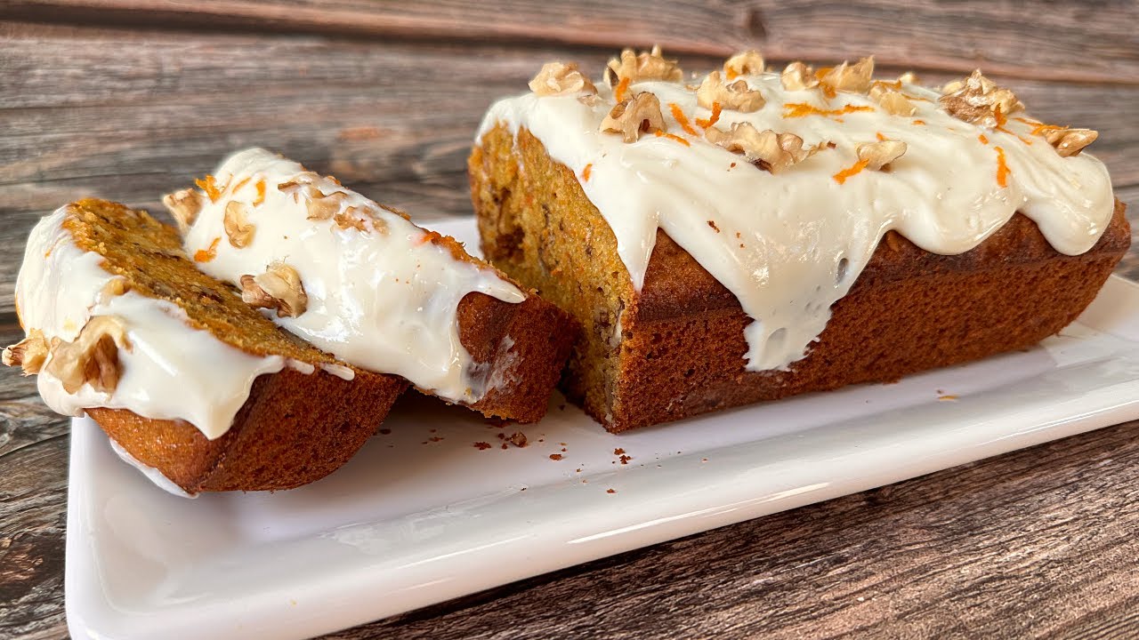 Pastel en minutos de Zanahoria y Nueces! Sencillo y muy Sabroso