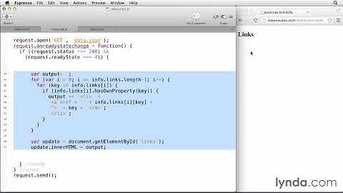Парсинг данных JSON с помощью AJAX