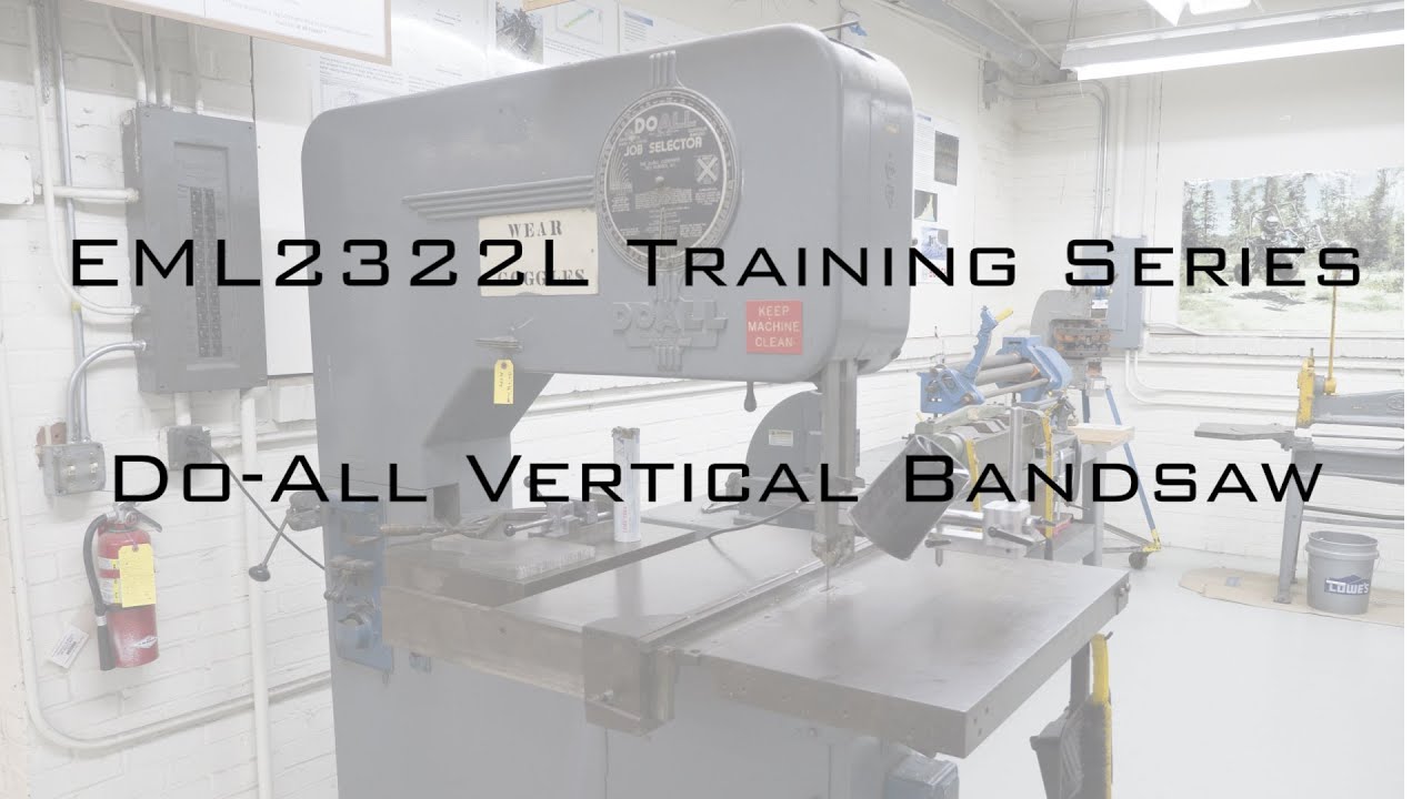 DoAll Vertical Bandsaw Training Video YouTube