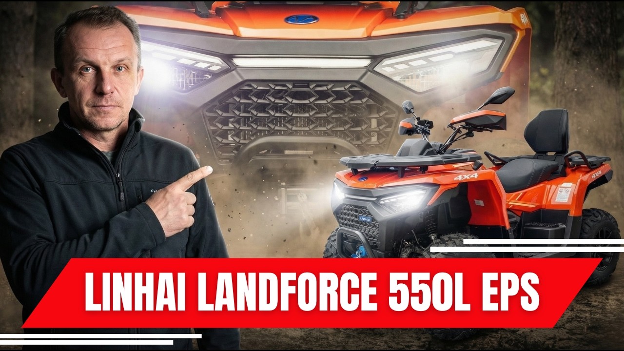 NAJTAŃSZY Quad ze wspomaganiem! - LINHAI LANDFORCE 550L EPS