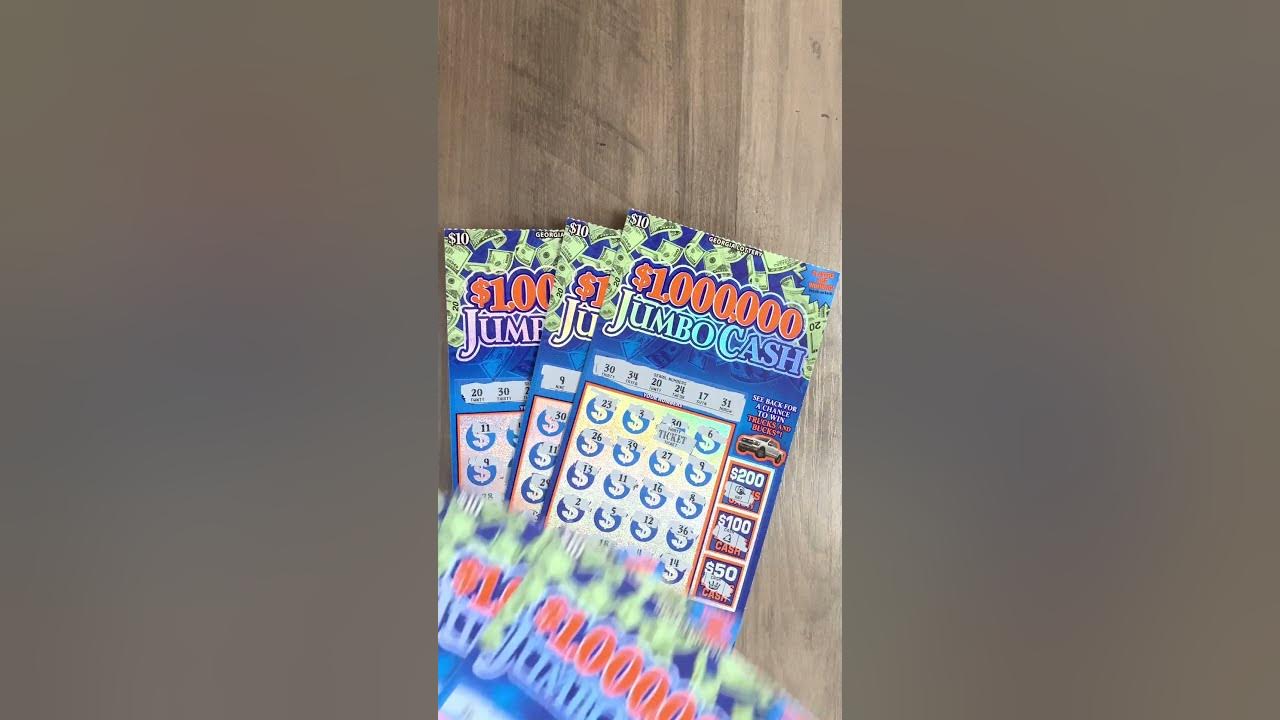 One ticket quickie ga 10 jumbo cash summary of wins 