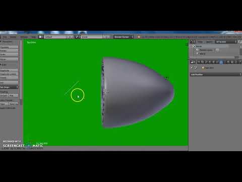 PROPELLER MODELLING(EASY PROCESS IN BLENDER)