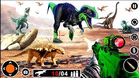 Real Dino Hunter 3D Hunting Game _ Android Gameplay
