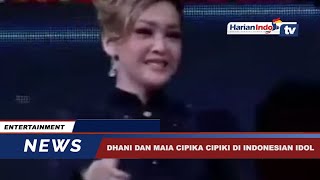 Momen Ahmad Dhani Cipikacipiki Dengan Maia Di Indonesian Idol