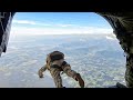 U.S. Army Special Forces Free-Fall Jump From Chinook