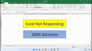 Excel Not Responding | Excel Hang Issue in Windows | 100% Solutions screenshot 4