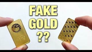 Detecting Fake Gold Perth Mint bars