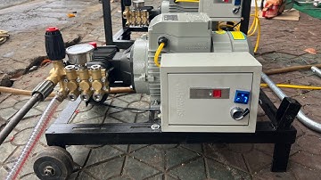 RÁP BỘ MÁY RỬA XE CAO ÁP 3.0KW GỌN GÀNG NHẤT CÓ THỂ ĐỂ MANG ĐI LÀM CƠ ĐỘNG