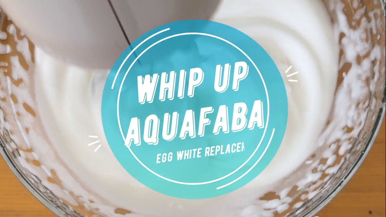 How to make aquafaba the vegan egg white substitute YouTube