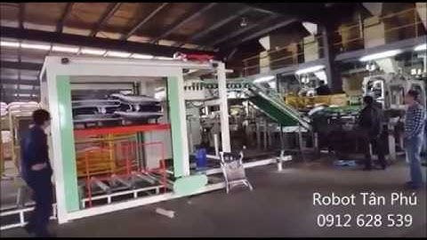 Robot bốc xếp bao bì hàng hóa tự động-0912628539