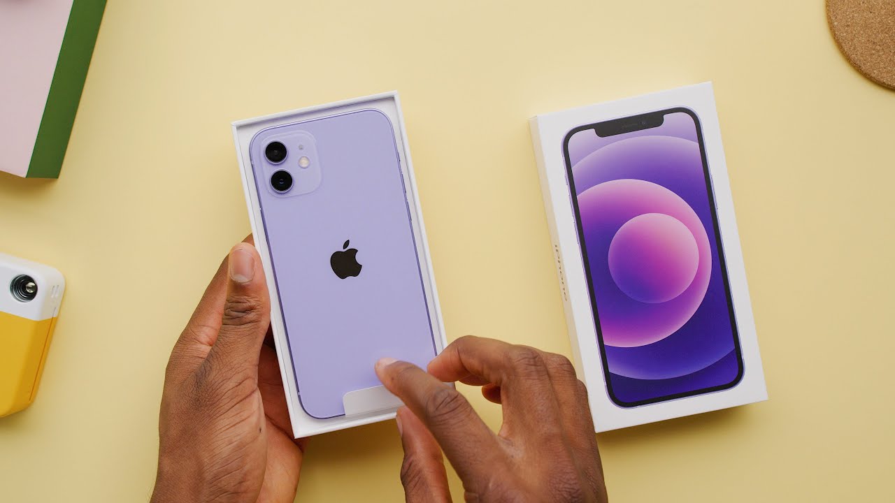 ⁣The New Purple iPhone 12!