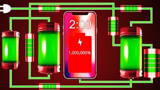 Overcharging Phone Battery !!1000000%!! PART 2 ⚡ [2 Minute Timer Bomb]