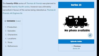 My Honest Thoughts on the Cancelled Series 25 of T&F