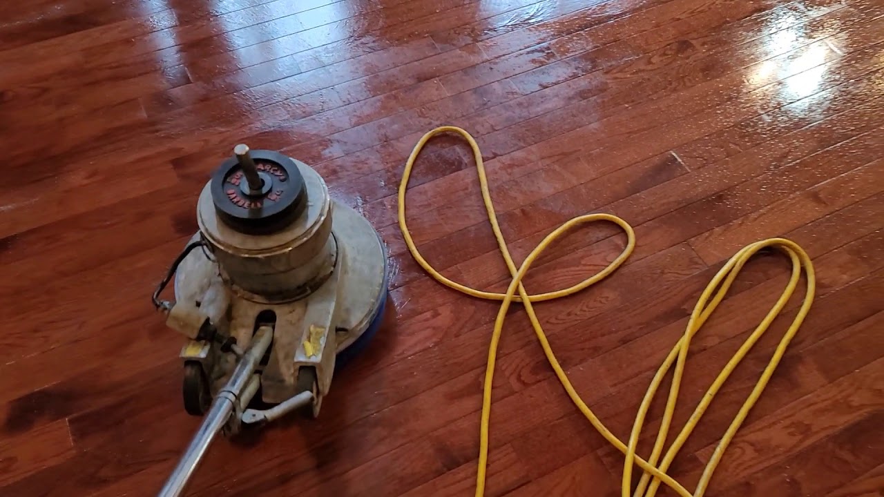 Cleaning & polishing engineered hardwood floors to restore the original
