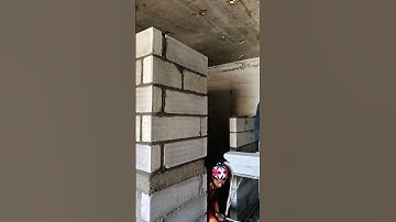 Construction work of AAC block