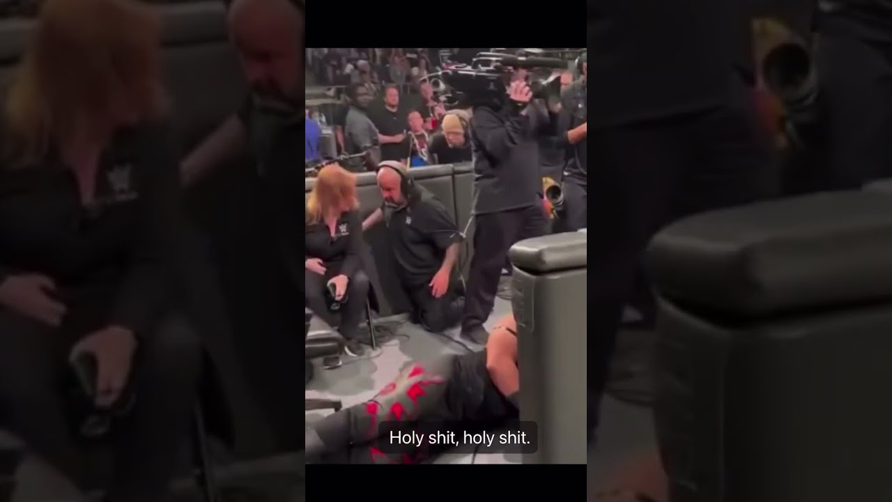 POV Jacob Fatu Accidentally Kicking A WWE Lady Official And Saying Im Sorry Wwe