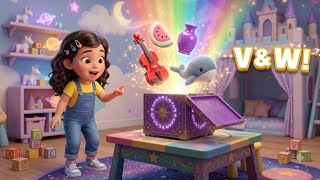 Phonics for Kids | Learn V and W Sounds with Fun Sorting Game #ABCKids #phonics