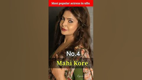 Top 5 most popular ullu series actress 😍#shorts #youtubeshorts