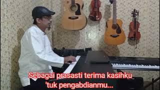 Hymne Guru (karaoke lirik) Do= F mayor. Live piano karaoke version