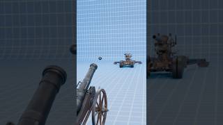 Can artillery bullets blow a cannon to shreds?