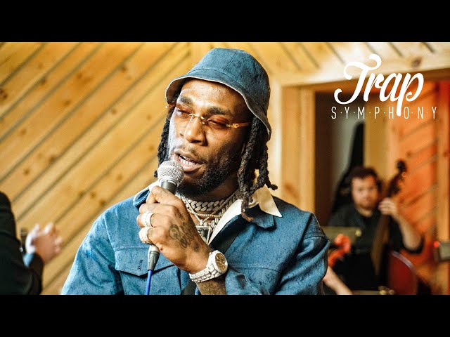 Burna Boy Performs “Ye“ With Live Orchestra | Audiomack Trap Symphony class=