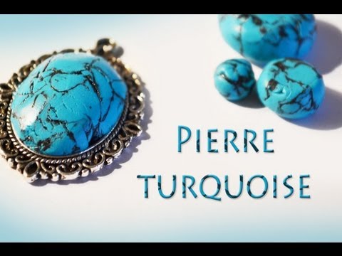 TUTO FIMO: Faire des pierres turquoise en fimo YouTube
