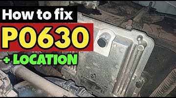 P0630 | p0630 vin not programmed or mismatch | code p0630 | p0630 obd2 | dtc p0630