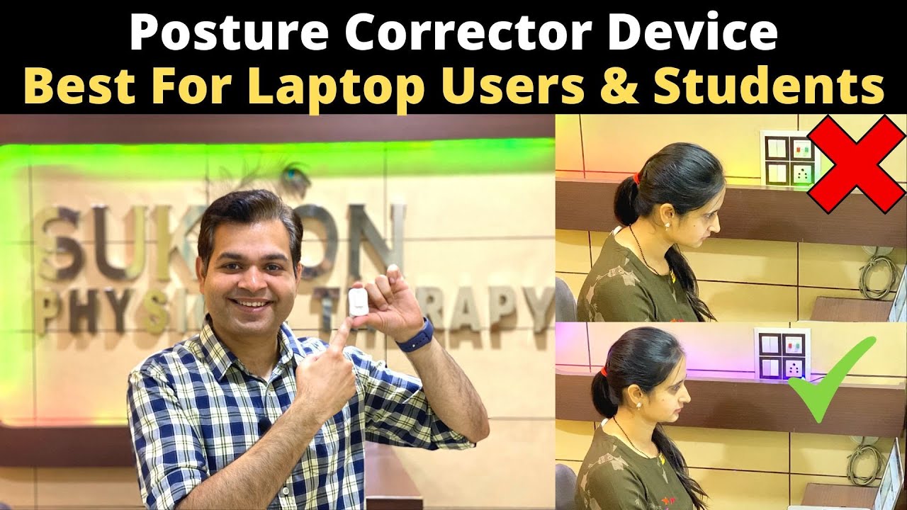 How to Correct Posture, STRACK Posture Trainer, For Students & LAPTOP Users, Neck Pain (Cervical)