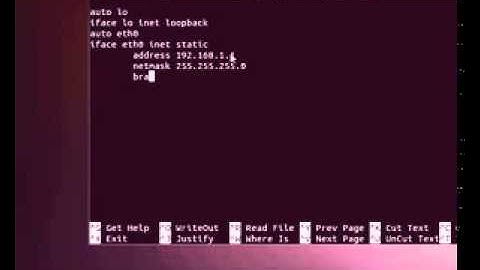 how to setup static ip address Ubuntu 12 04
