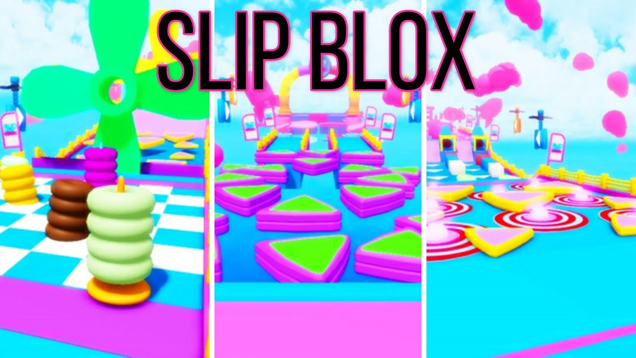 Roblox Slip Blox Roblox Fall Guys Remake Youtube - bloxi bloxi roblox