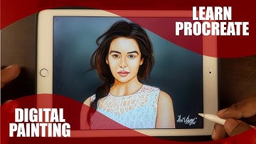 Learn Procreate Digital Painting | How To Make Digital Painting On ipad | Avi Vinay