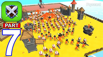 Clash Commander: My Mini Army - Gameplay Walkthrough Part 7 Stick War Army Commander Defense Game