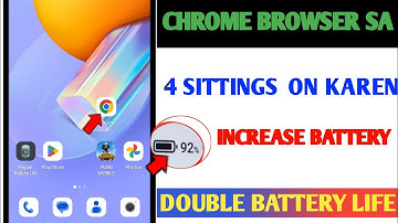 Chrome Browser Hidden Setting To Increase Battery Backup Android | battery jaldi khatam ho jata hai