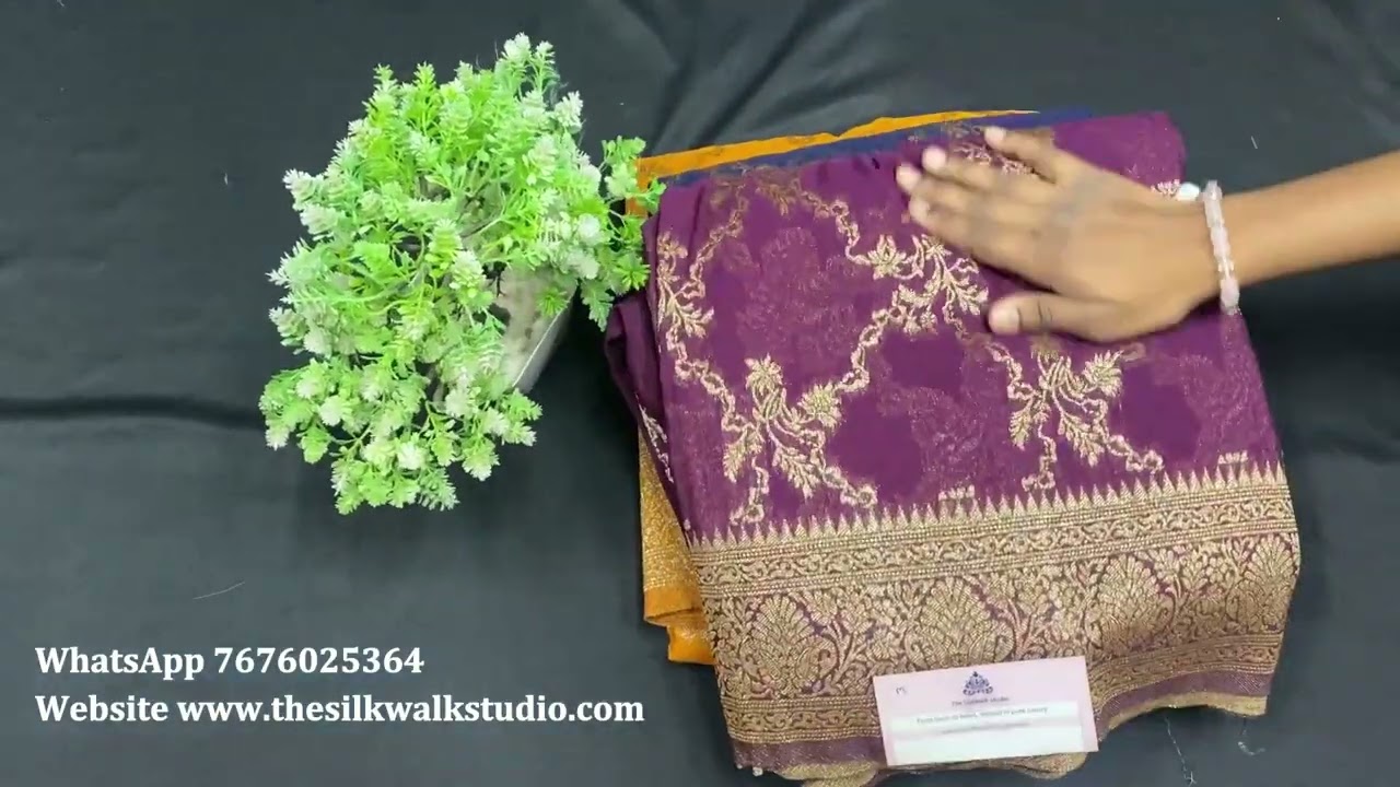Jyotsna Kaddi Georgette Saree | Elegant Traditional Drape