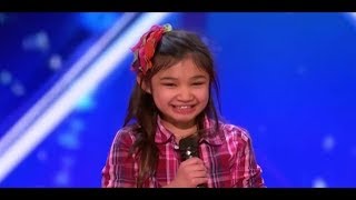 Angelica Hale - (Voz linda, Canta muito) Todas as apresentações - America's Got Talent 2017