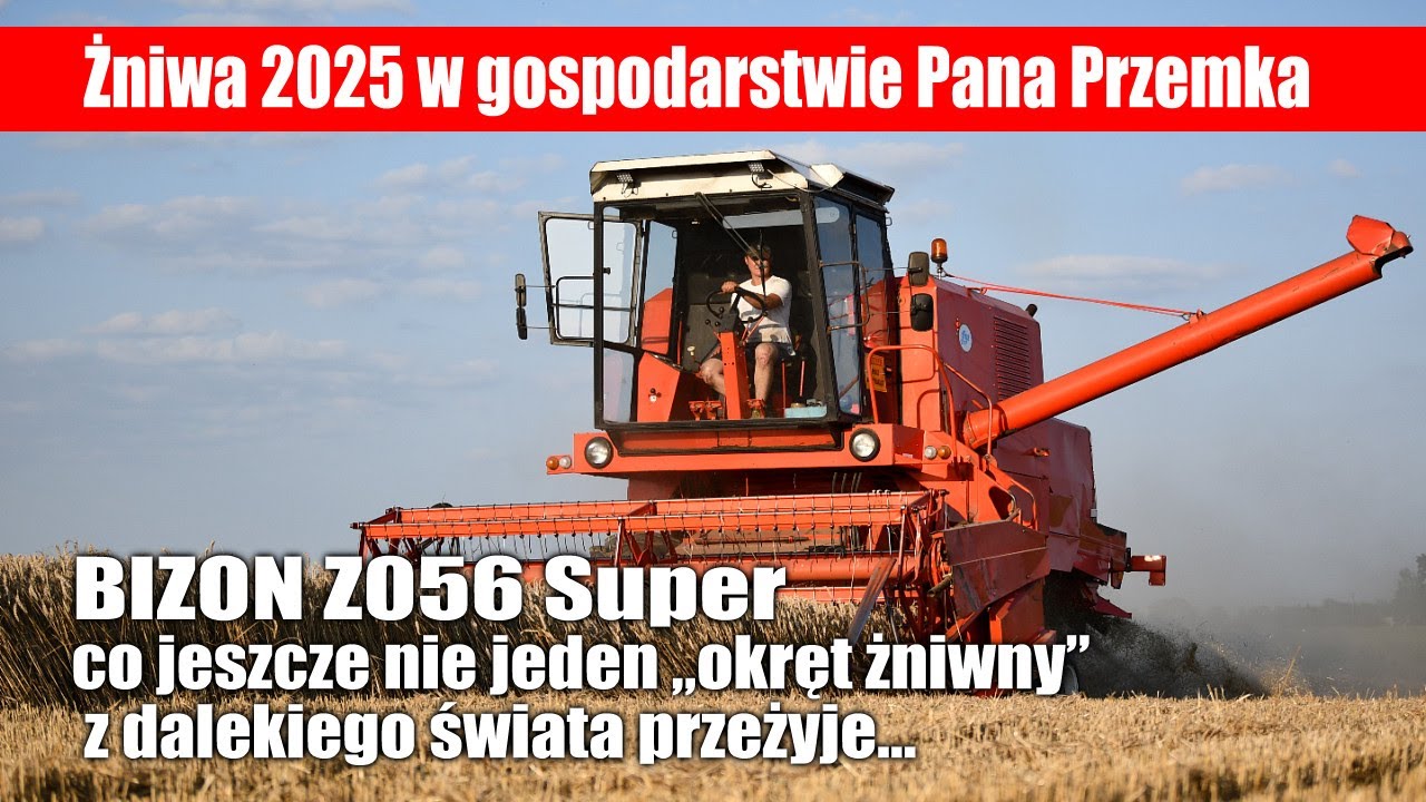 Wspominamy żniwa 2025: BIZON Z056 Super z gospodarstwa Pana Przemka maxresdefault Wspominamy żniwa 2025: BIZON Z056 Super z gospodarstwa Pana Przemka
