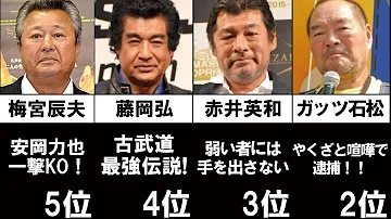 喧嘩 強い 芸能人