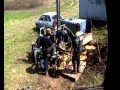 Бурение скважины на воду малогабаритной бензиновой буровой установкой drilling water wells