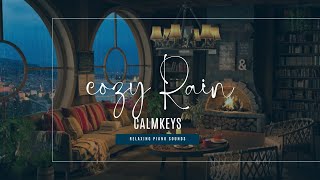 COZY RAIN 🌧️ / BEAUTIFUL PIANO IMPROVISATION / WINTER/ NATURE AMBIENCE/ WORKFLOW STUDY/ CALMKEYS