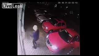 CCTV of armed robbery at Domino's Pizza in Corby