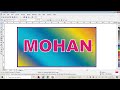 #coreldraw #me 3D text kaise banaye